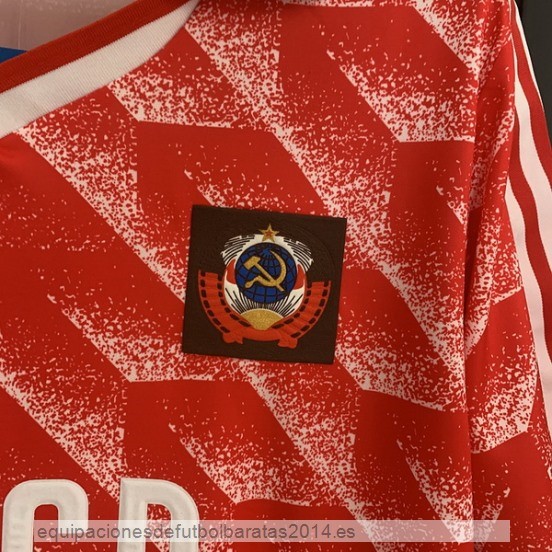 Nuevo 1ª Camiseta Unión Soviética Retro 1987 1988 Rojo Baratas